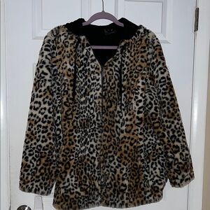 Livi Active Leopard Print Kids Jacket